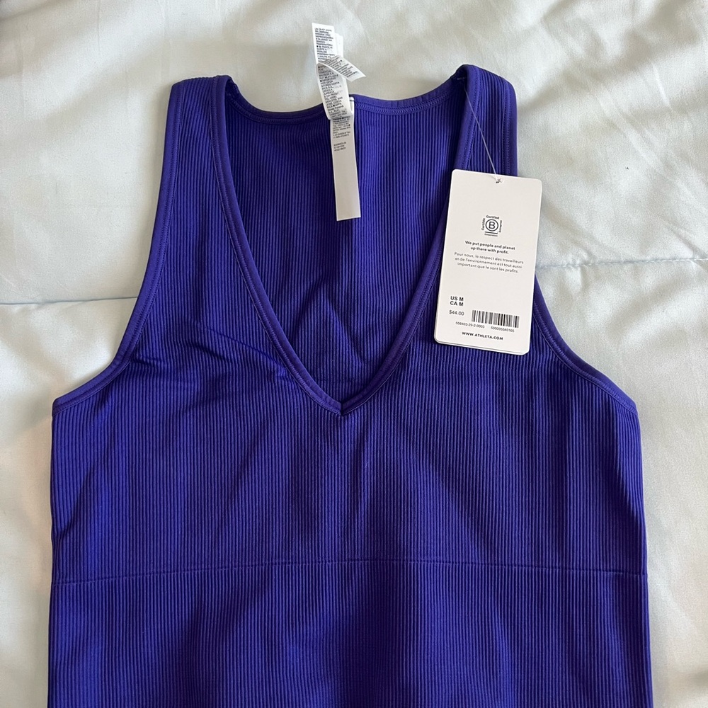 Athleta Aurora RibTank in Deep Violet